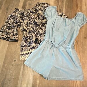 2 NWT Rompers Gap & Angie Girls